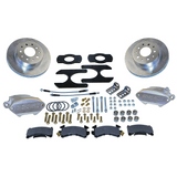 American Made Sport R1 Billet Aluminum Rear Drum to Disc Brake Conversion Kit W/Rotors. Clear A125-26