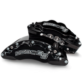 American Made B8-Barbarian 8 Piston Direct Fit Rear Caliper Upgrade Kit. Black A404-13BLK