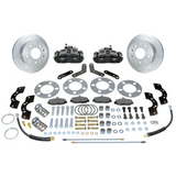 New Direct Fit Rear Drum to Disc Brake Conversion Kit W/Rotors. Ford 9" Large Bearing. Black A110-2BK-DS