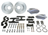American Made Sport R1 Billet Aluminum Rear Drum to Disc Brake Conversion Kit W/Rotors. Clear A111-20
