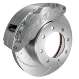 American Made 4 Wheel B8-Barbarian 8 Piston Direct Fit Billet Aluminum Big Brake Bundle. Clear A404-1011-BBB
