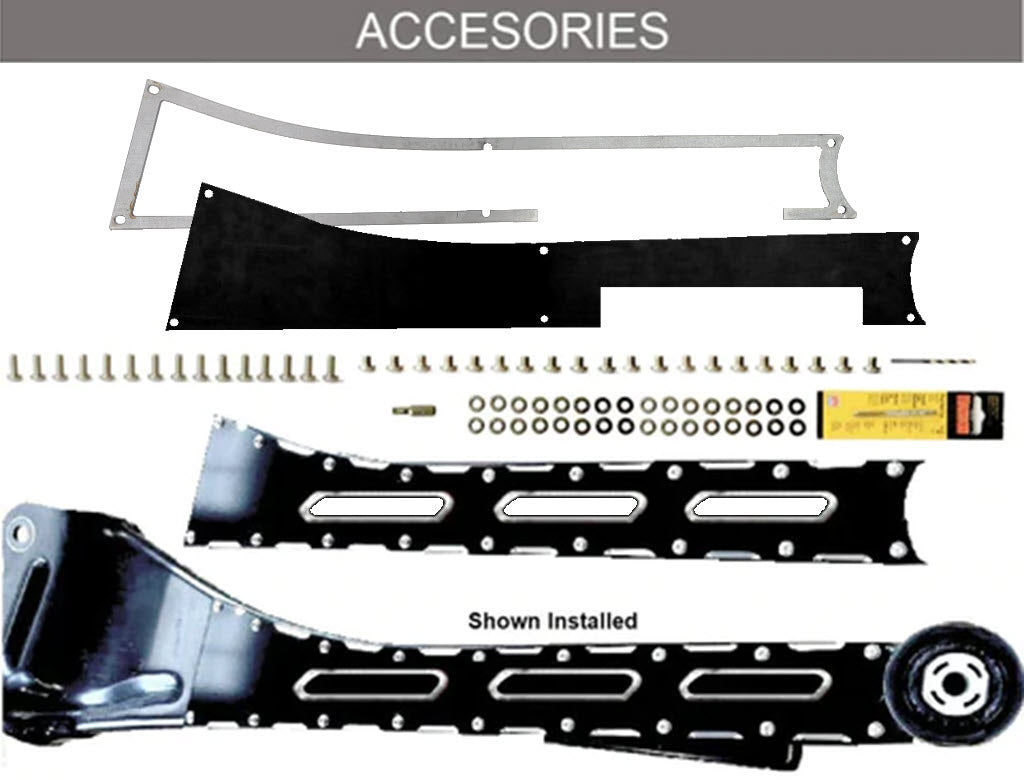 RAM 2500 3500 “RAD” series (Radius Arm) Identity ARM Badge Kit Stryker Off Road Design