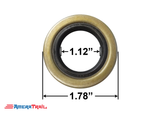 Hub Seal, 1.12" ID x 1.78" OD, 11174TB, used with 3/4" Bearings