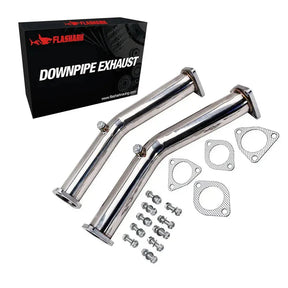 Downpipe Exhaust/Test Pipes for 2003-2007 Nissan 350z With Gaskets And Bolts Flashark