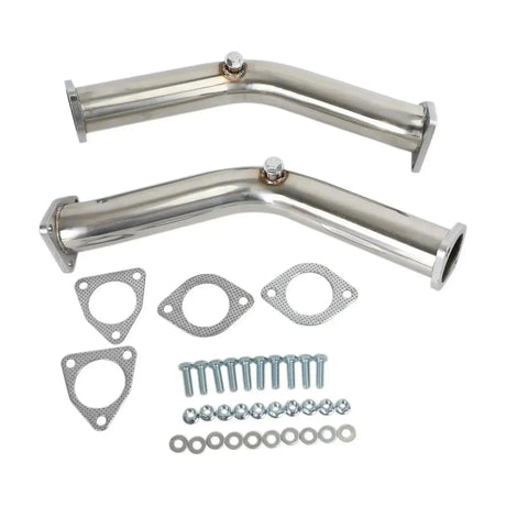 Downpipe Exhaust/Test Pipes for 2003-2007 Nissan 350z With Gaskets And Bolts Flashark