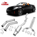 Downpipe Exhaust/Test Pipes for 2003-2006 Nissan 350z Infiniti G35 With Gaskets And Bolts Flashark