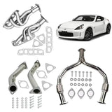 Y Pipe Downpipe Exhaust for 2008-2016 Nissan 370Z Z34 / Infiniti G37 V36 VQ37VHR 3.7L Flashark