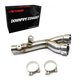 Downpipe Exhaust Y Middle Pipe Exhaust for 2006-2019 Yamaha YZF-R6 R600