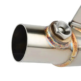 Downpipe Exhaust Y Middle Pipe Exhaust for 2006-2019 Yamaha YZF-R6 R600