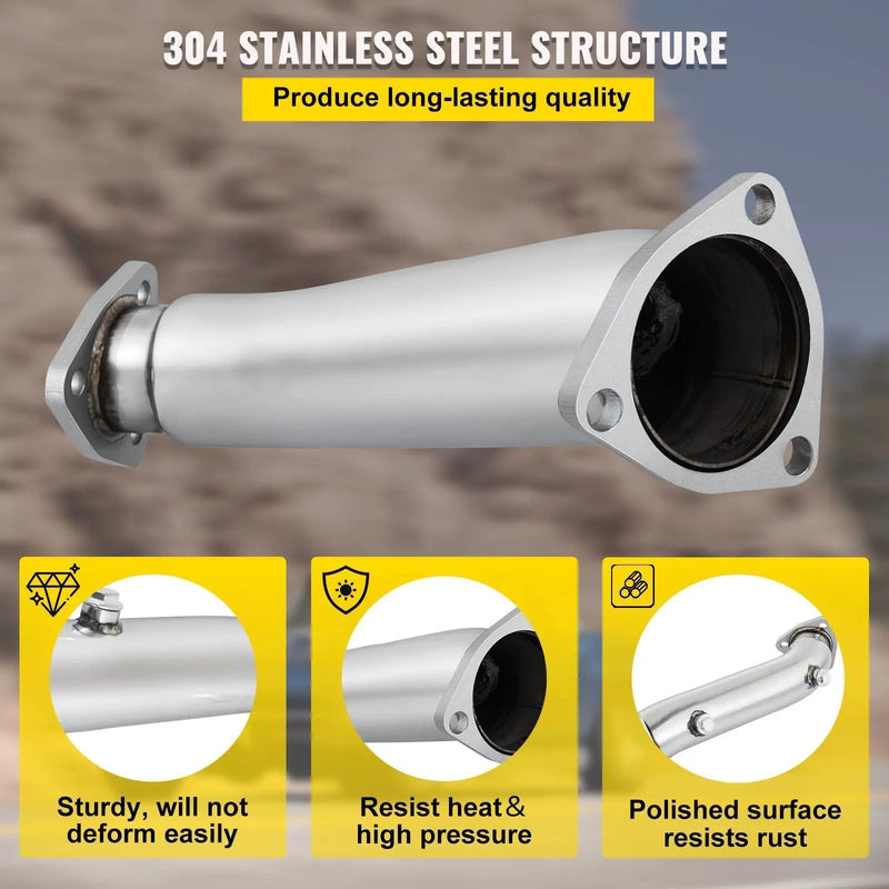 Downpipe Exhaust for 1997-2005 Audi A4 B5/B6 VW Passat 1.8T/L Flashark
