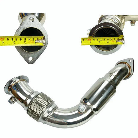 Catless Downpipe Exhaust for 2008-2014 BMW N63 X6/X5 550I 650I 750I B7 4.4L V8 Twin Turbo Flashark