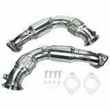Catless Downpipe Exhaust for 2008-2014 BMW N63 X6/X5 550I 650I 750I B7 4.4L V8 Twin Turbo