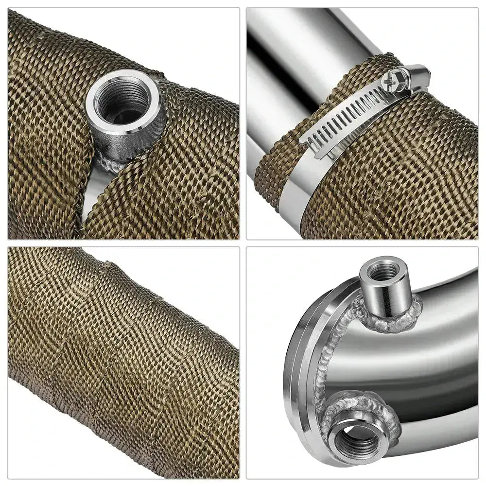 2011-2016 Chevy/GMC 6.6L LML Duramax Diesel 3 inch Downpipe Exhaust Intercooler Pipe Kit