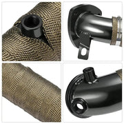 Downpipe Exhaust for 2011-2016 Chevy/GMC 6.6L LML Duramax Turbo Diesel 3 inch Flashark