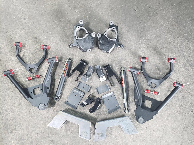 2014- 2018 Silverado 6/9, 6/10 Drop Kit Fits All Cabs