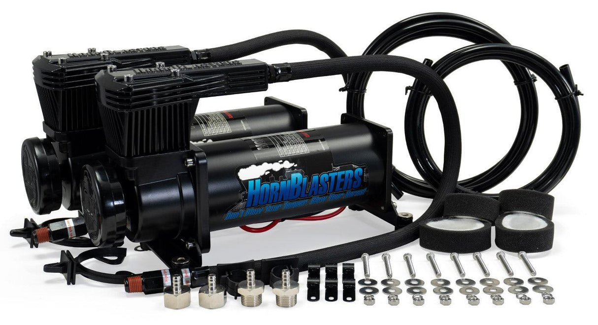 Dual HB-1NM Air Compressors HornBlasters