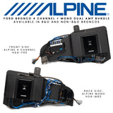 Alpine Status Series Plug & Play Full System Bundle Upgrade (B&O System) | '21 - Current Ford Bronco