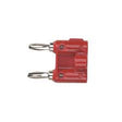 Dual In-Line Banana- Type Test Adapter Red TekShack