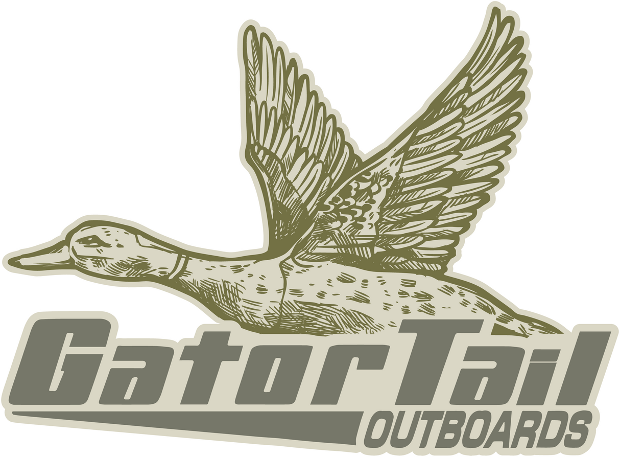 Duck Decal Gatortail