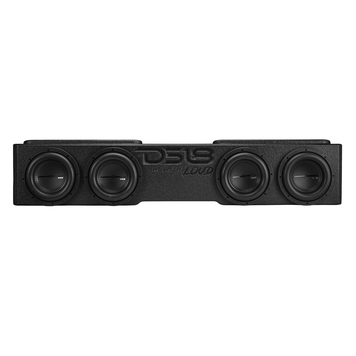 Loaded 4 x 8" Subwoofer Enclosure for Chevy/GMC Crew Cabs (2007-2026) and Ford F-150/Super Duty Crew Cabs (2009-2026) DS18