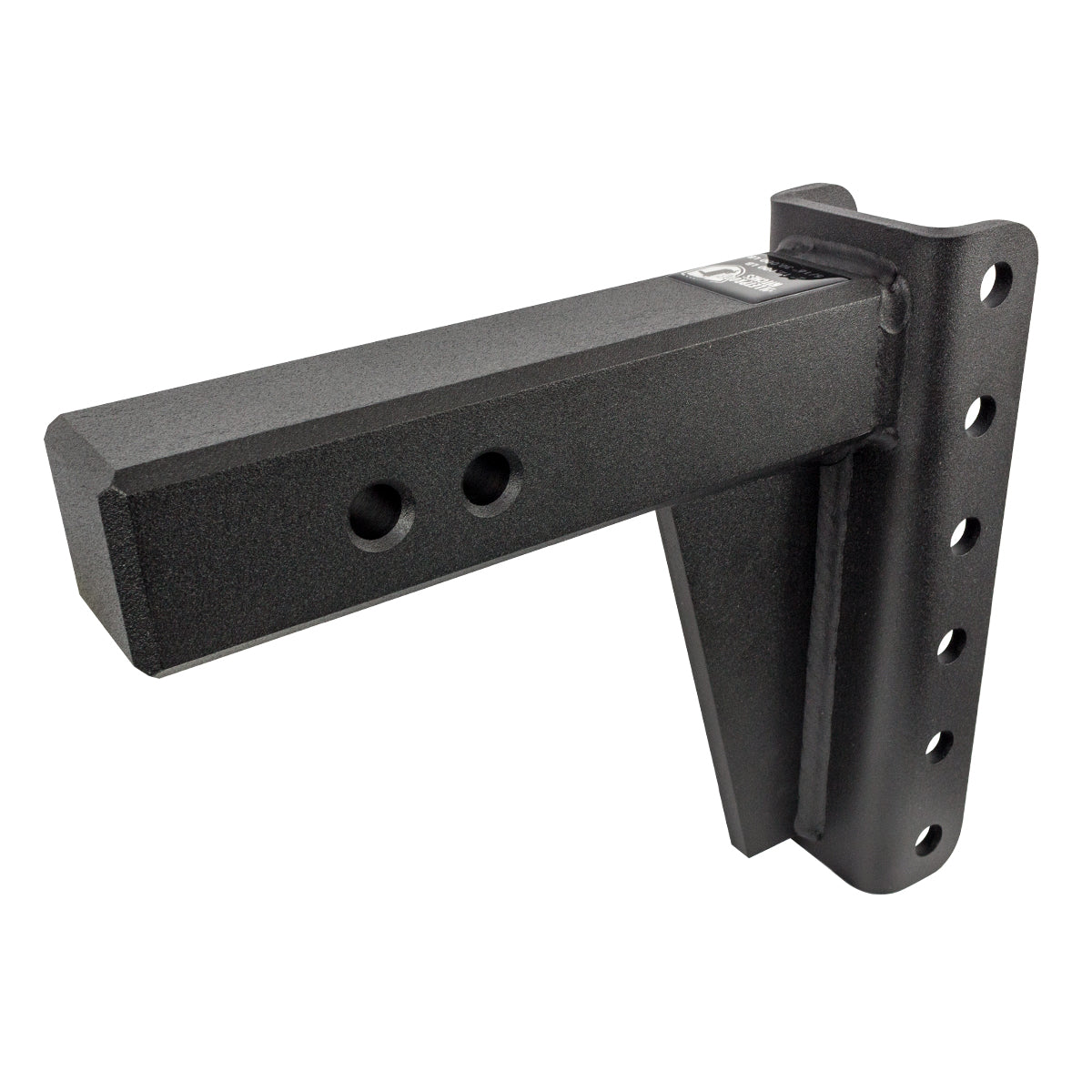 Bulletproof Extreme Duty 6” Drop/Rise Trailer Hitch 2.5" Box Steel Shank