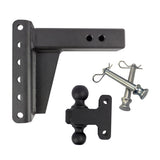 Bulletproof Extreme Duty 6” Drop/Rise Trailer Hitch 2.5" Box Steel Shank