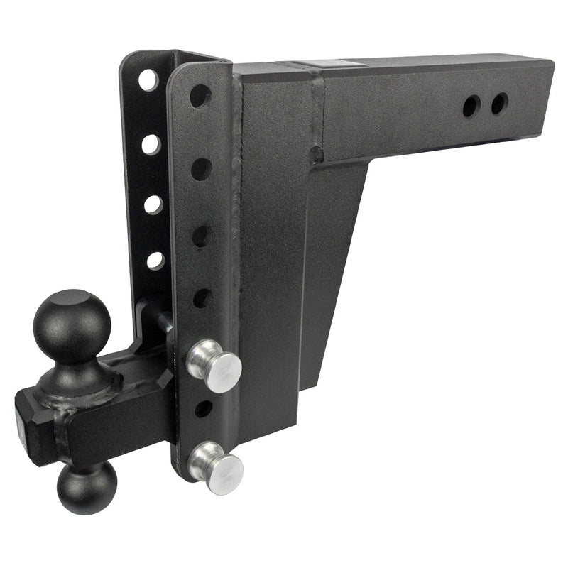 Bulletproof Extreme Duty 8” Drop/Rise Trailer Hitch 3" Box Steel Shank