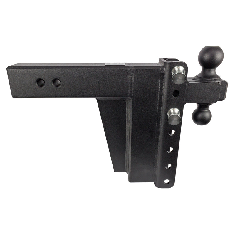 Bulletproof Extreme Duty 8” Drop/Rise Trailer Hitch 3" Box Steel Shank