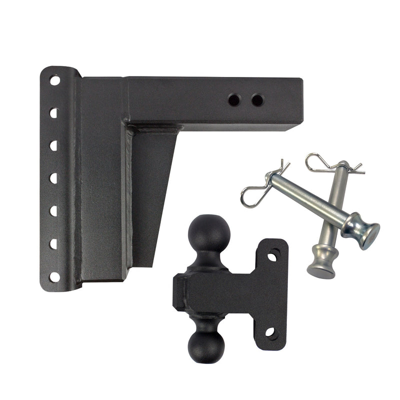 Bulletproof Extreme Duty 8” Drop/Rise Trailer Hitch 3" Box Steel Shank