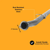 DPF & CAT Delete Pipe | Ford Powerstroke 2008-2010 thedieseldudes