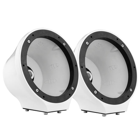 6.5” Universal Flat Mount Kick Panel Speaker Pod – Jet Skis, Jeeps, Motorcycles – RGB LED Lights