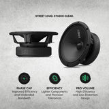 AudioControl EPICPRO6X 6.5" 200W RMS Midrange Speakers (Pair) AudioControl