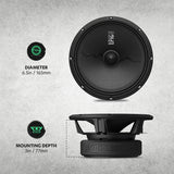 AudioControl EPICPRO6X 6.5" 200W RMS Midrange Speakers (Pair) AudioControl