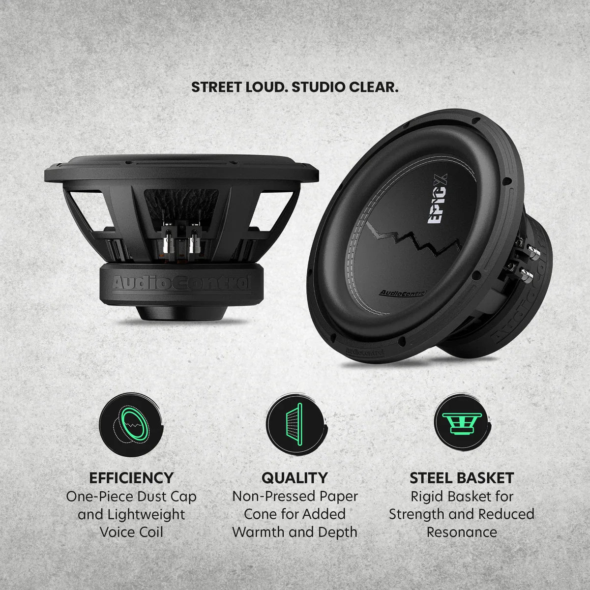 AudioControl EPICX 10 | 10" 500W RMS Subwoofer DVC AudioControl