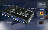 Audiopipe 5 Band Graphic Equalizer with 9 Volt RCA Output (EQ-515DXP) Audiopipe