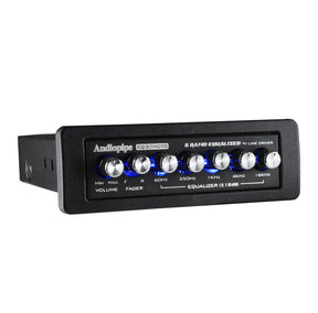 5 Band Graphic Equalizer with 7 V Line Driver (EQ-57MOTO) Audiopipe