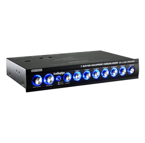 EQ-709X Graphic Equalizer - 7 Band - 9 V Line Driver Audiopipe