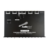 Audiopipe 7 Band Graphic Equalizer with Hi/Lo 9V Line Driver (EQ-710HL) Audiopipe