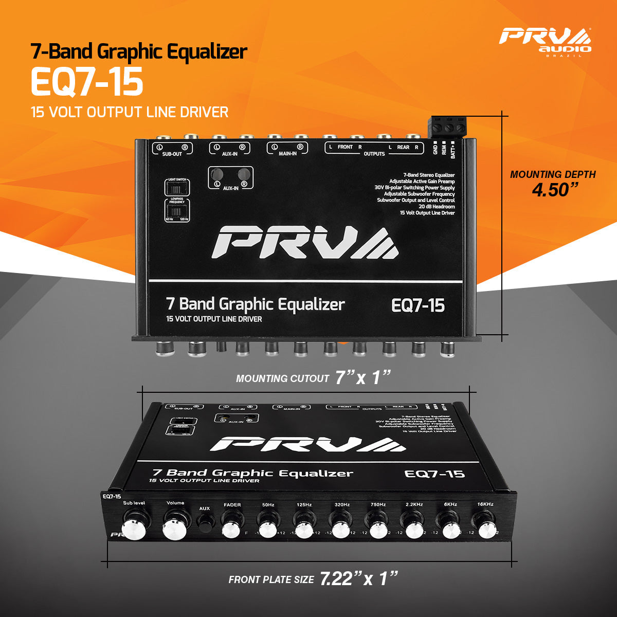 PRV EQ7-15 Equalizer PRV Audio