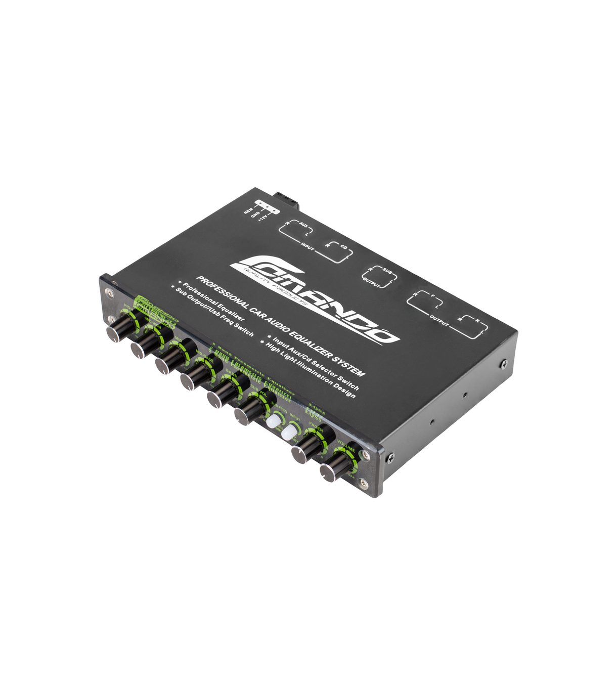 EQS5 | 5 Bands Equalizer Comando Audio