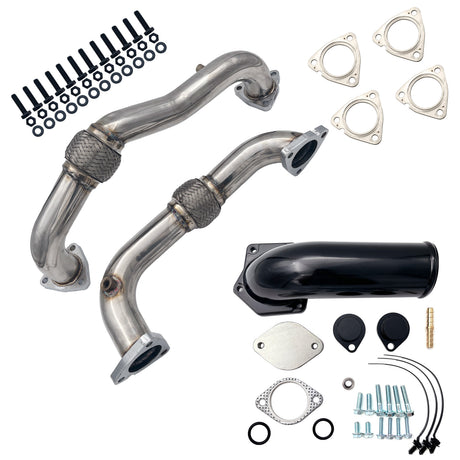 2008-2010 6.4L Ford Powerstroke 5" DPF/DEF/EGR Delete All-in-One Kit TruckTok