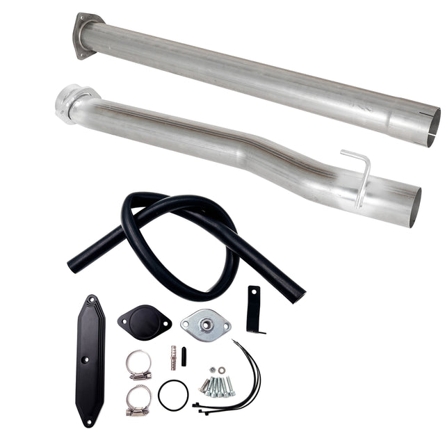 TruckTok 2011-2023 6.7L Ford Powerstroke 4inch DPF & CAT Pipe w/EGR Delete Kit TruckTok