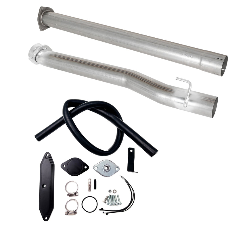 TruckTok 2011-2023 6.7L Ford Powerstroke 4inch DPF & CAT Pipe w/EGR Delete Kit