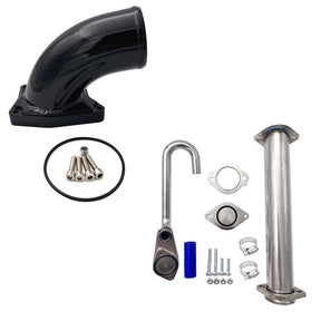 TruckTok 2003-2007 6.0L Ford Powerstroke Diesel EGR Cooler Delete Kit w/Intake Elbow TruckTok