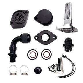 TruckTok 2011-2023 6.7L Ford Powerstroke CCV PCV Reroute Engine Ventilation Kit(No tube) TruckTok