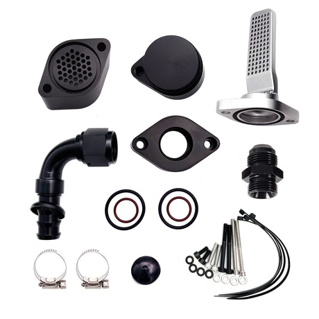 TruckTok 2011-2023 6.7L Ford Powerstroke CCV PCV Reroute Engine Ventilation Kit(No tube) TruckTok