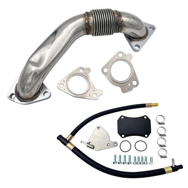 TruckTok 2011-2016 6.6L Chevy Duramax LML Up-Pipe & EGR Cooler Delete Kit (Passenger Side) TruckTok