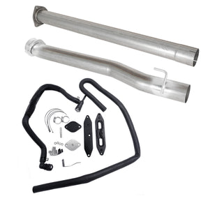 TruckTok 2011-2023 6.7L Ford F250 F350 F450 4" Exhaust Delete Pipe & EGR Delete Kit TruckTok