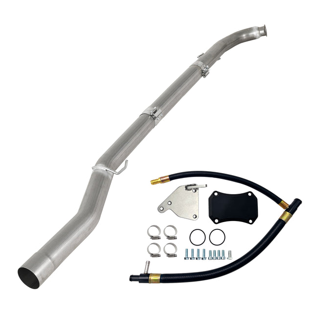 TruckTok 2011-2015 6.6L Duramax LML 4" DPF & CAT Delete Pipe & EGR Cooler Delete Kit TruckTok