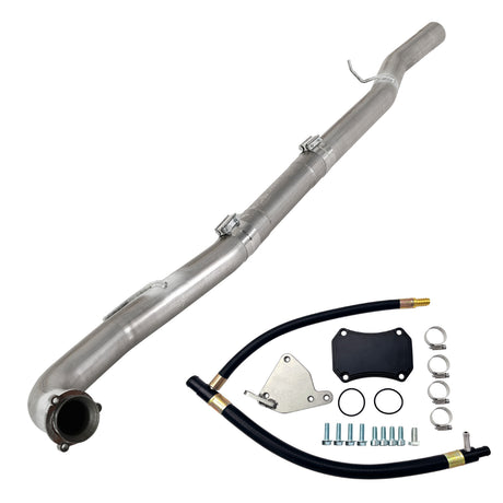 TruckTok 2015.5-2016 6.6L Duramax LML 4" DPF & CAT Delete Pipe & EGR Cooler Delete Kit TruckTok